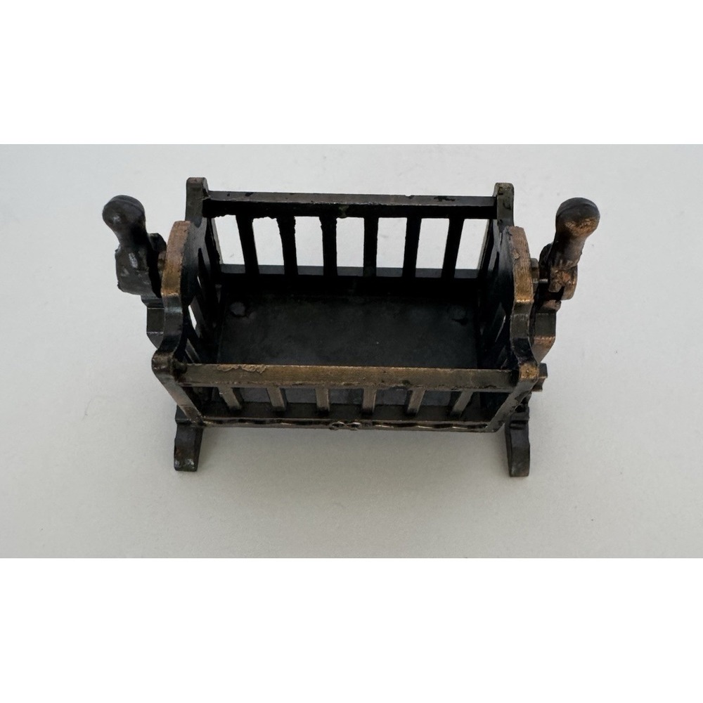 Dollhouse Miniature Metal Cradle item # 42‎ Durham Industries  2 1/4"x2"